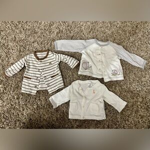 Set of Three Baby Cardigans